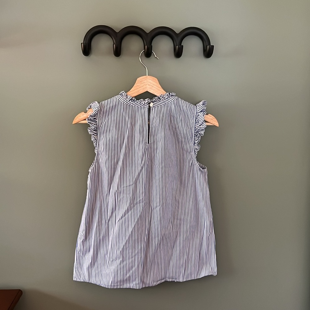 J. Crew Ruffle Neck Tank Top - Picture 5 of 6